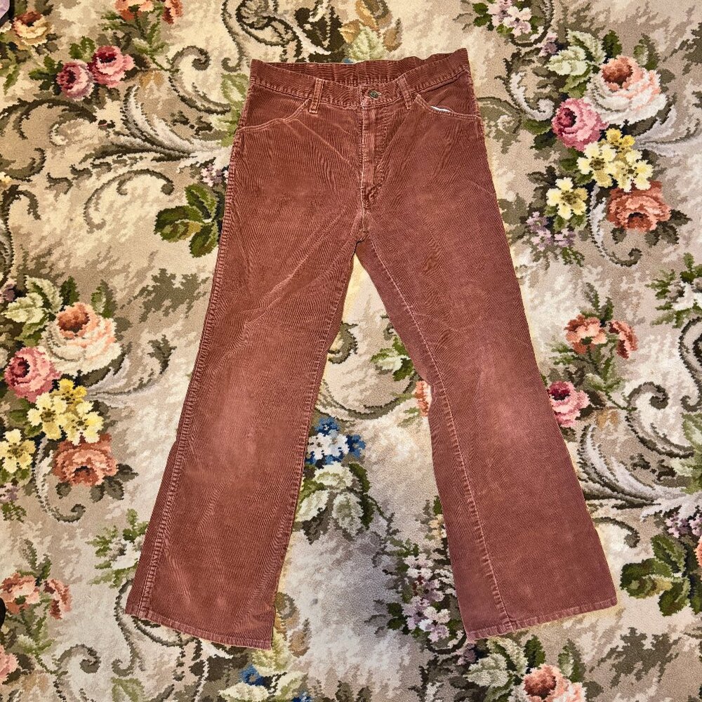 Vintage 70s Sedgefield brown corduroy pants size 34x30 🪩